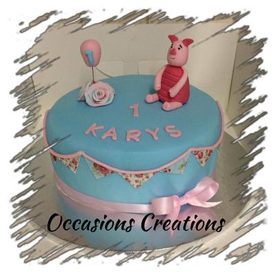 Piglet Cake - Cake by occasionscreations