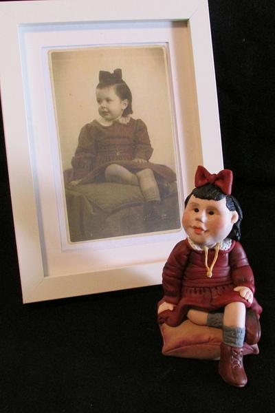 Vintage Baby Picture - Cake by Cristina Arévalo- The Art Cake Experience