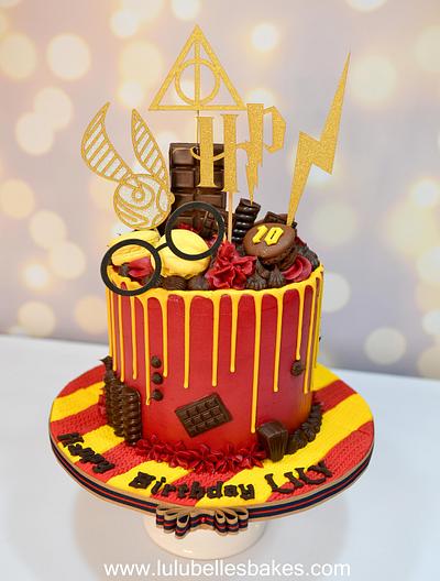 Harry Potter Drip cake - Cake by Lulubelle's Bakes