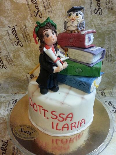 graduate cake - Cake by barbara Saliprandi
