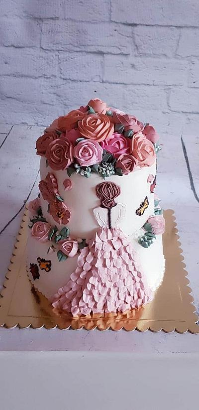 Lady birthday torte - Cake by Fofaa22