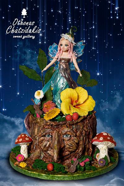 Fairy in woodland  - Cake by Othonas Chatzidakis 