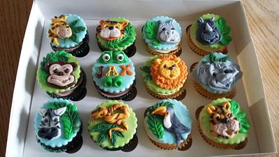 Jungle cupcakes  - Cake by Karen's Kakery
