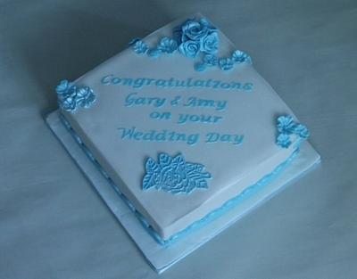 Wedding cake :) - Cake by Sue