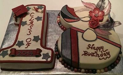 Graduation/18th Birthday - Cake by Eicie Does It Custom Cakes