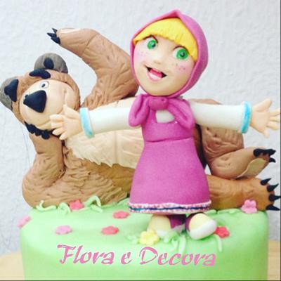 Masha and Bear - Cake by Flora e Decora