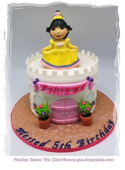 Dora With A Difference... She's Princess Dora! - Cake by Pauline Soo (Polly) - Pauline Bakes The Cake!