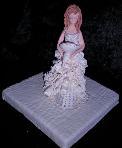 Bride Topper - Cake by Sugarart Cakes