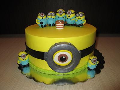 Minion Cake - Cake by sansil (Silviya Mihailova)