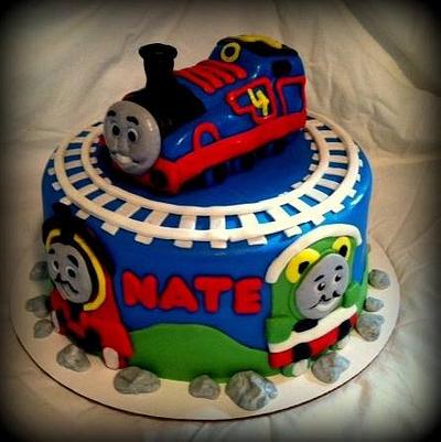 Thomas the Train Birthday Cake - Cake by Angel Rushing