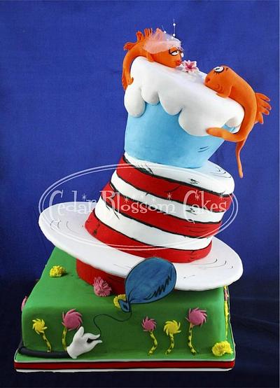 Dr Seuss themed wedding cake - Cake by ozgirl39
