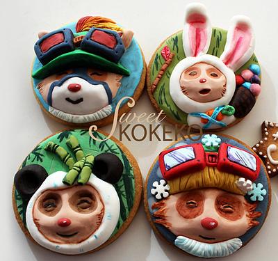 Teemo Gingerbread Cookies - Cake by SweetKOKEKO by Arantxa