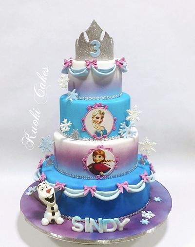 Frozen party  - Cake by Donatella Bussacchetti