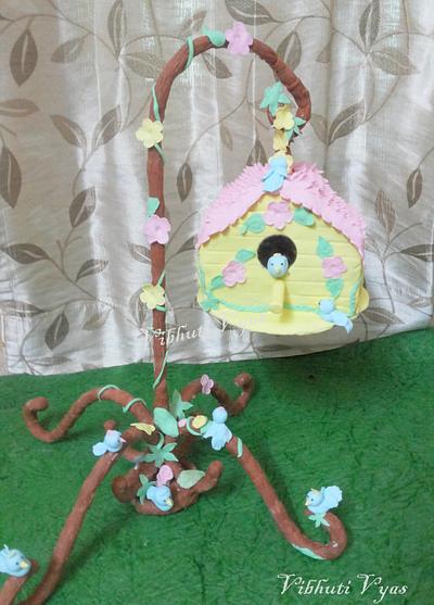 Hanging Bird House Cake - Cake by vibhuti