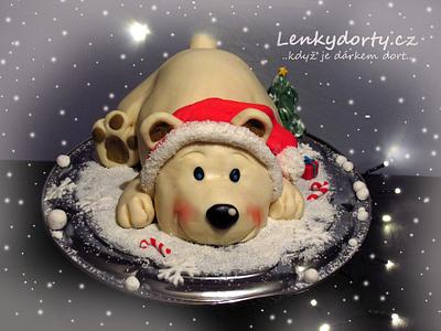 Christmas polar bear - Cake by Lenkydorty