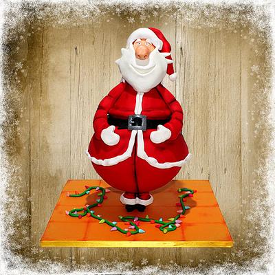 Santa is in the house! - Cake by Isabel Sousa