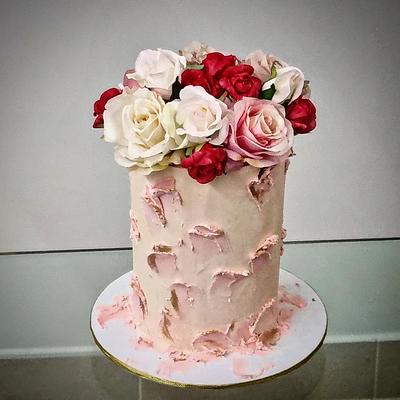 40th Birthday cake - Cake by The Custom Piece of Cake