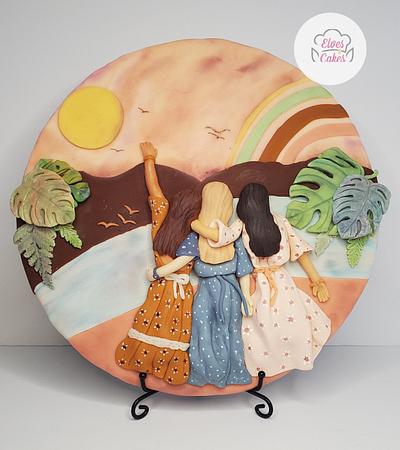 Cake friends anniversary 2022 - Cake by Loe Ortiz 