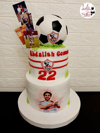 "Egyptian Football player- Birthday cake" - Cake by Noha Sami