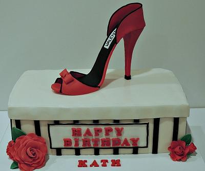 Shoe cake - Cake by Barb's Baking Blog