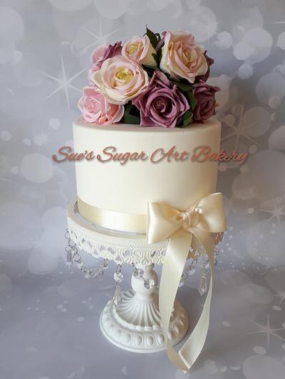 Wedding cake - Cake by Sue's Sugar Art Bakery 