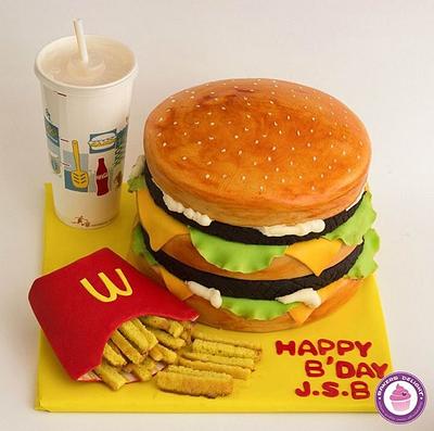 Big Mac cake - Cake by Urooj Hassan