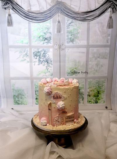 Christening cake:) - Cake by SojkineTorty