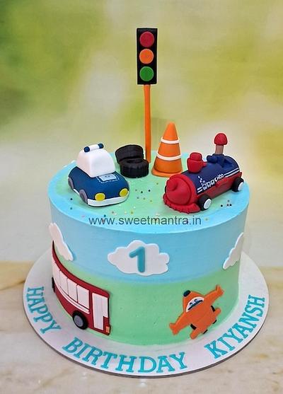 Customized cake for 1st birthday - Cake by Sweet Mantra Homemade Customized Cakes Pune
