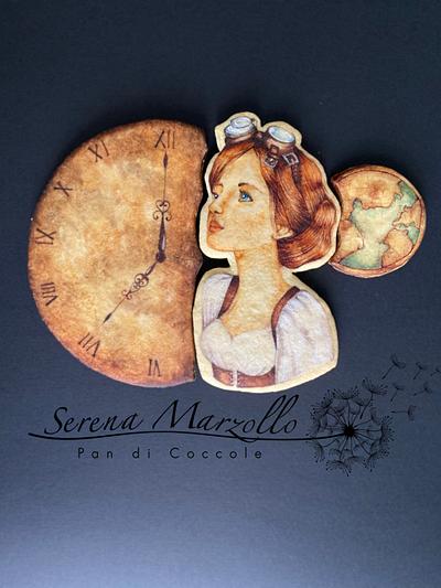 Amelie / SteamPunk Collaboration  - Cake by Serena Marzollo