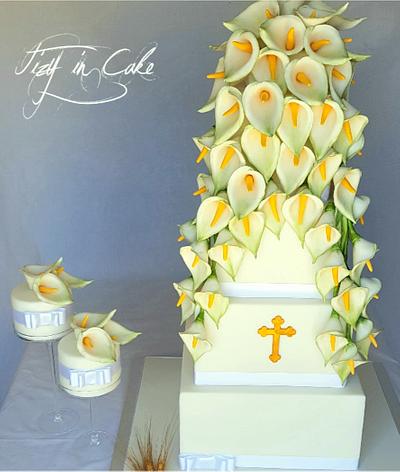 calla lily cake - Cake by Tiziana Cardillo