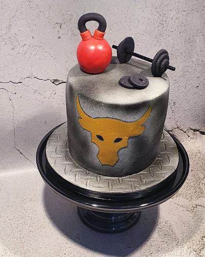 Gym cake  - Cake by Joan Sweet butterfly 