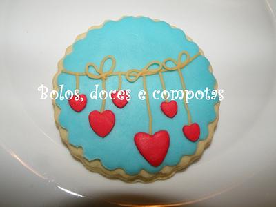 St Valentine's cookies - Cake by bolosdocesecompotas