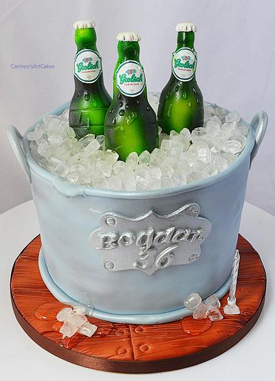 Cold beer - Cake by Carmen Iordache