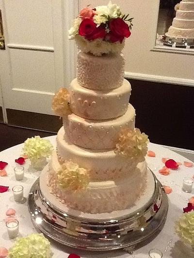 Champagne wedding  - Cake by John Flannery