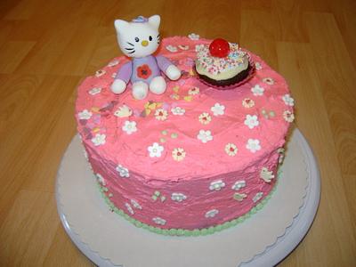 Hello Kitty  - Cake by binesa