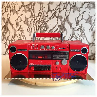 Boombox of the 80s - Cake by Felis Toporascu