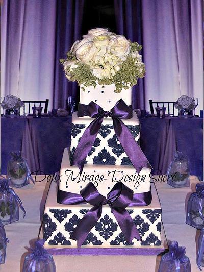 Damask - Cake by Doux Mirage - Design Sucré