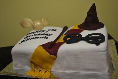 Harry Potter 7th birthday cake  - Cake by Cakesbylala