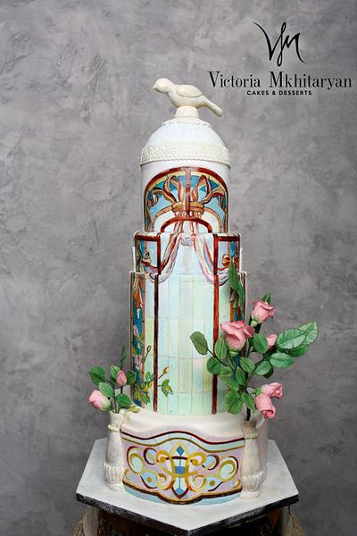 Stained glass cake - Cake by Art Cakes Prague