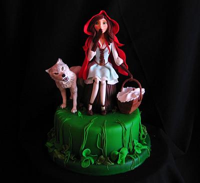  Little Red Riding Hood - Cake by Carmela Iadicicco (torte con brio)