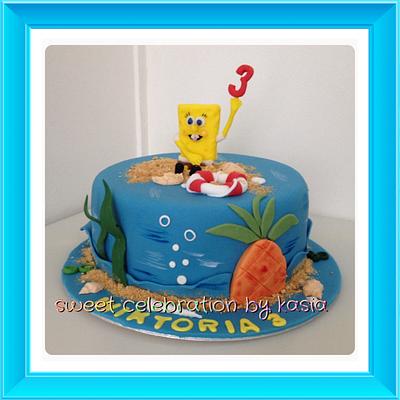 Sponge Bob 2 - Cake by Kasia