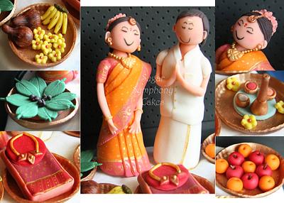 Traditional south indian cake toppers - Cake by sivathmika