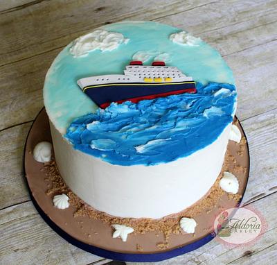 Cruise Cake - Cake by Aldoria Cakery