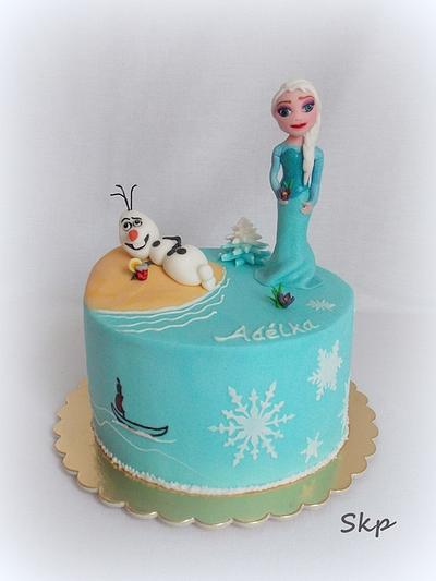 Frozen - Olaf in summer - Cake by Sladká závislost