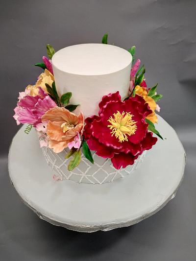Flowers - Cake by Michelle's Sweet Temptation