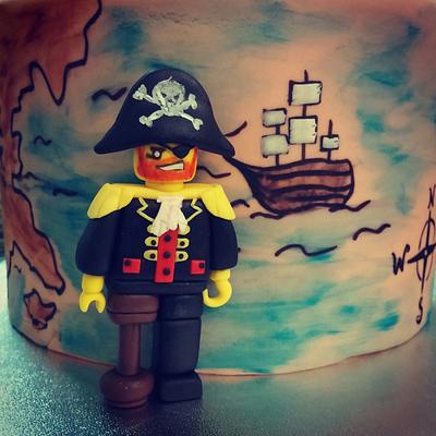 Lego Pirates - Cake by The Pinkery Cake