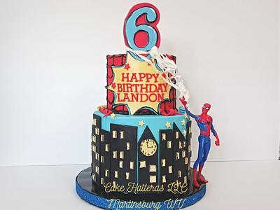 Spiderman Birthday Cake - Cake by Donna Tokazowski- Cake Hatteras, Martinsburg WV