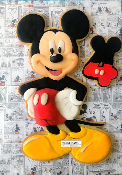 « Mickey » giant cookie - Cake by VanilleSucreChoco