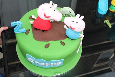 Peppa Pig Cake - Cake by Sarah's cakes