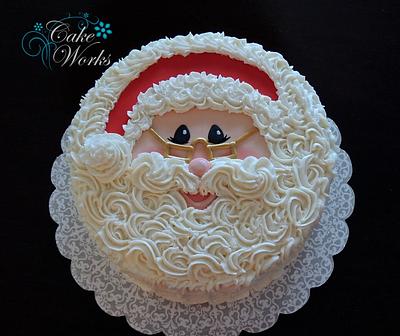 Santa Face - Cake by Alisa Seidling